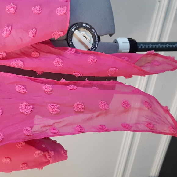 Xs pink sheer Zara shirt - Picture 4 of 5